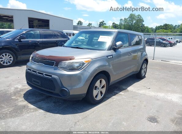 KNDJN2A2XG7249697 2016 KIA SOUL Gray Առջևի ձախ երեք քառորդ տեսարան