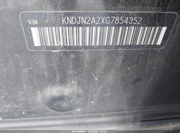 KNDJN2A2XG7854352 2016 KIA SOUL Черный Вид подкапотного пространства