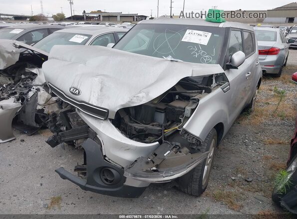 KNDJN2A2XH7466894 2017 KIA SOUL Серебряный Передняя левая четверть