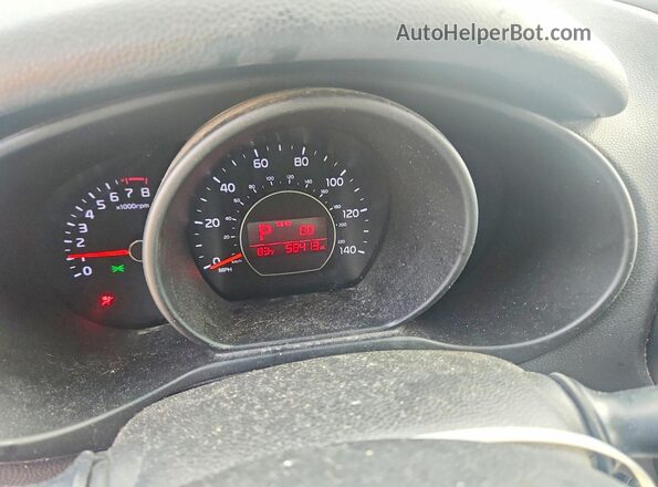 KNDJN2A2XH7887580 2017 KIA SOUL Green Vista del cuadro de instrumentos