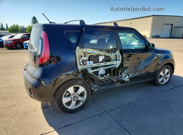 KNDJN2A2XJ7560862 2018 KIA SOUL Black Задня права чверть