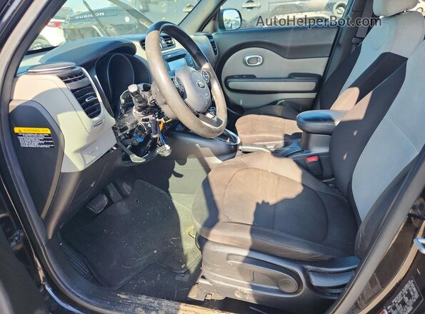 KNDJN2A2XK7639210 2019 KIA SOUL Black Widok wnętrza z przodu
