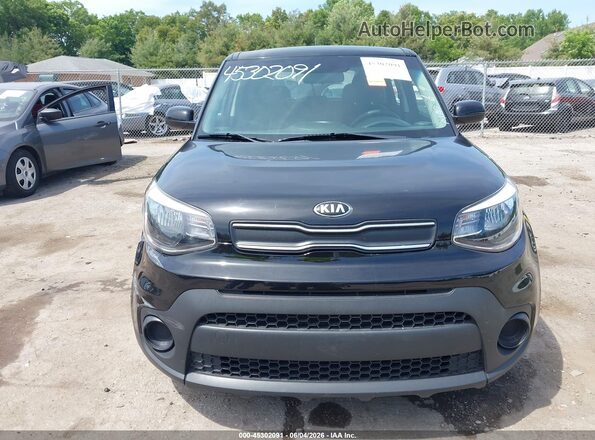 KNDJN2A2XK7917541 2019 KIA SOUL Black Вид панелі приладів