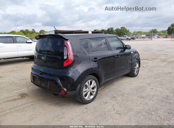 KNDJP3A50G7377814 2016 KIA SOUL Black Задня права чверть