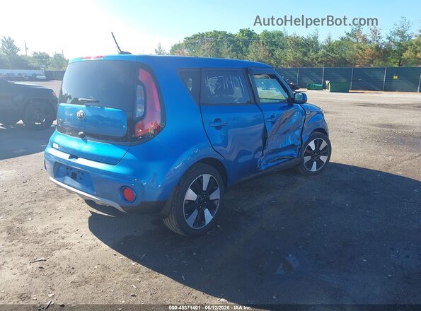 KNDJP3A53K7641889 2019 KIA SOUL Blue Tył prawy