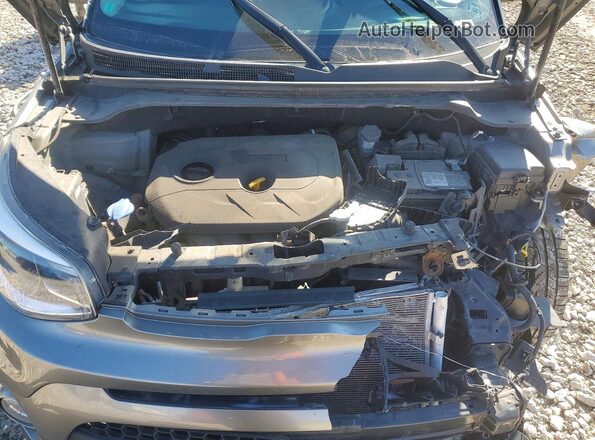 KNDJP3A54K7007331 2019 KIA SOUL Серый Вид задней части салона