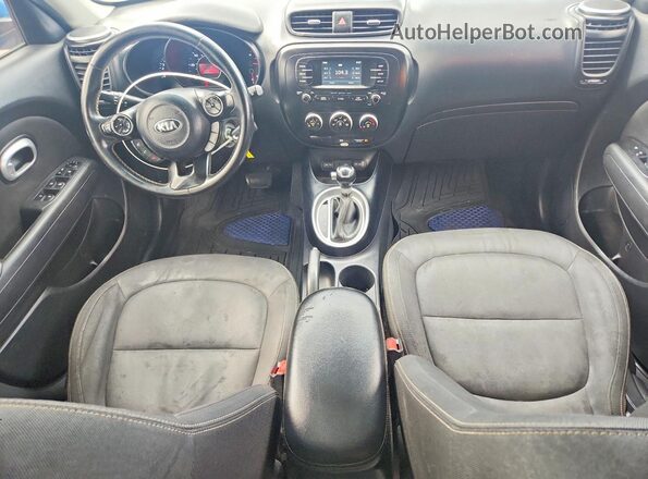 KNDJP3A57G7375655 2016 KIA SOUL Blue Առջևի վահանակի տեսք
