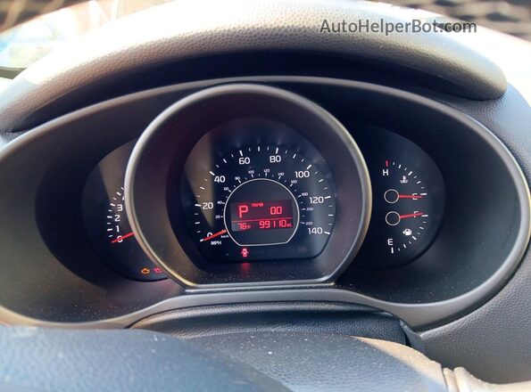 KNDJP3A57H7459377 2017 KIA SOUL Blue Սարքավորումների վահանակի տեսք