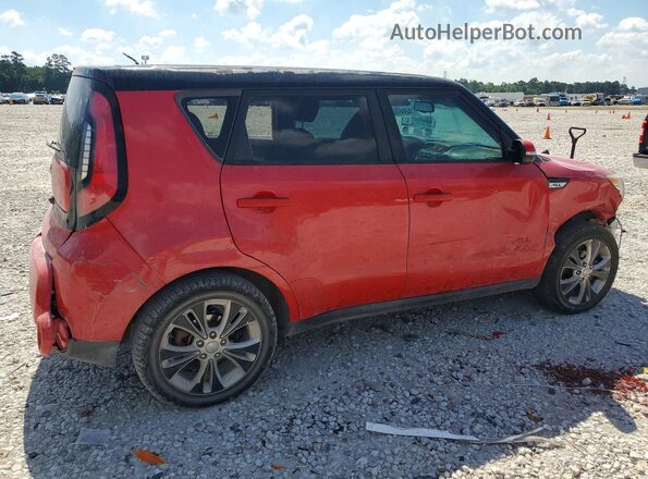 KNDJX3A5XG7828313 2016 KIA SOUL Red Задня права чверть