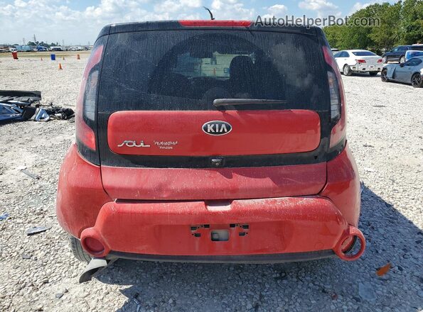 KNDJX3A5XG7828313 2016 KIA SOUL Red Вид ззаду