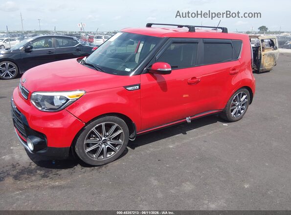 KNDJX3AA9K7681763 2019 KIA SOUL Red Front left