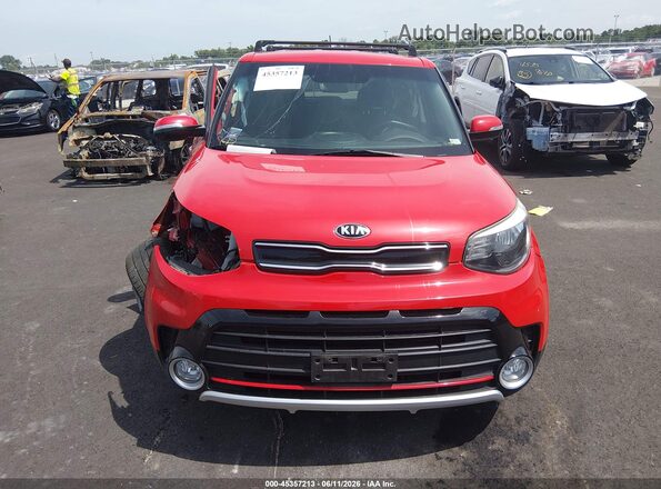 KNDJX3AA9K7681763 2019 KIA SOUL Red Rear interior view