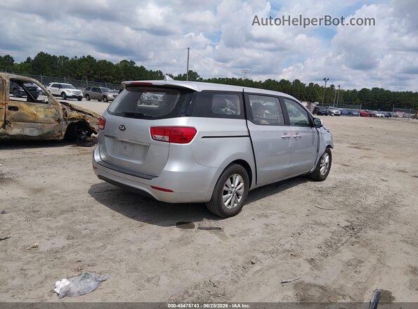 KNDMA5C11J6401538 2018 KIA SEDONA Silver Tył prawy