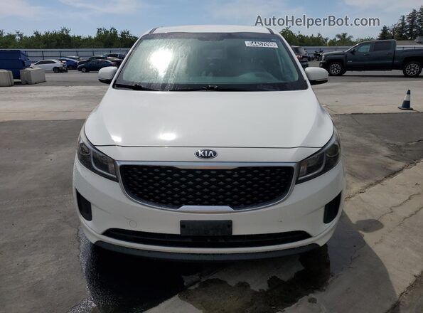 KNDMA5C15G6112087 2016 KIA SEDONA White 