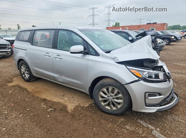 KNDMA5C18K6572238 2019 KIA SEDONA Серебряный Передняя правая четверть