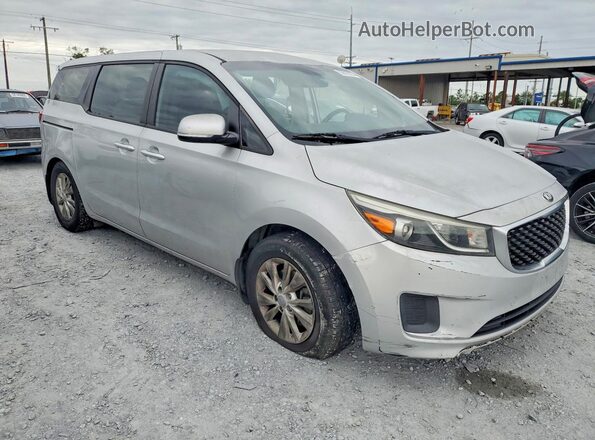 KNDMA5C19G6206506 2016 KIA SEDONA Silver 