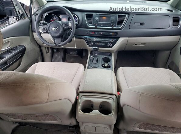 KNDMA5C19G6206506 2016 KIA SEDONA Silver 