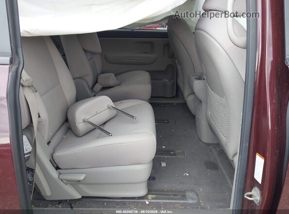 KNDMB5C10G6085815 2016 KIA SEDONA Темно-бордовый Вид наклейки с VIN-кодом