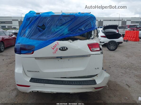 KNDMB5C10G6119736 2016 KIA SEDONA White 