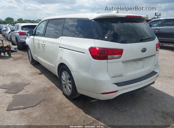 KNDMB5C10H6230854 2017 KIA SEDONA White Հետևի ձախ