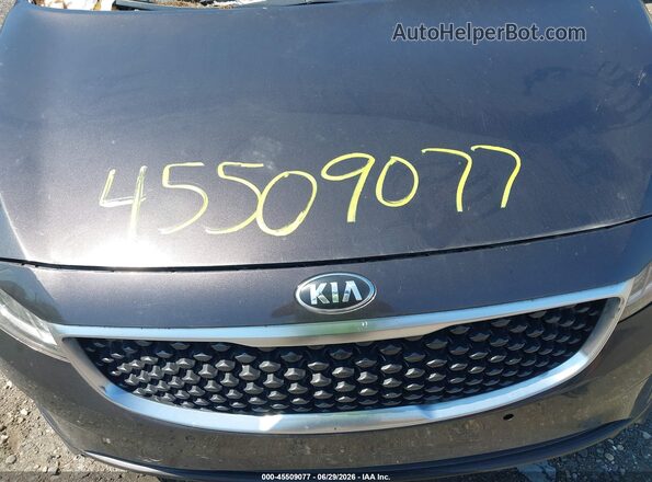 KNDMB5C10H6248173 2017 KIA SEDONA Gray 