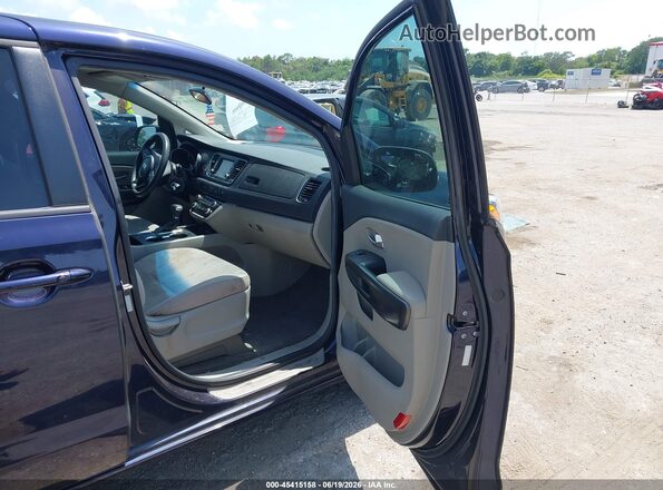 KNDMB5C10K6539375 2019 KIA SEDONA Dark Blue 