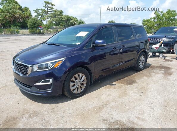 KNDMB5C10K6539375 2019 KIA SEDONA Dark Blue 