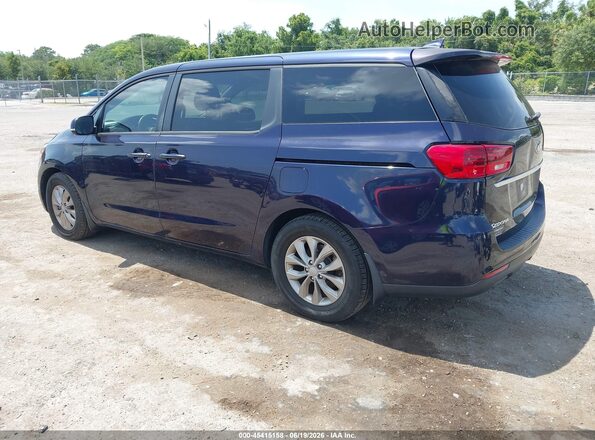 KNDMB5C10K6539375 2019 KIA SEDONA Dark Blue 