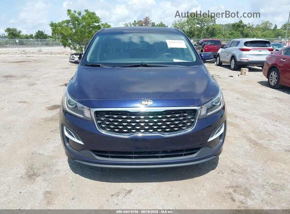 KNDMB5C10K6539375 2019 KIA SEDONA Dark Blue 