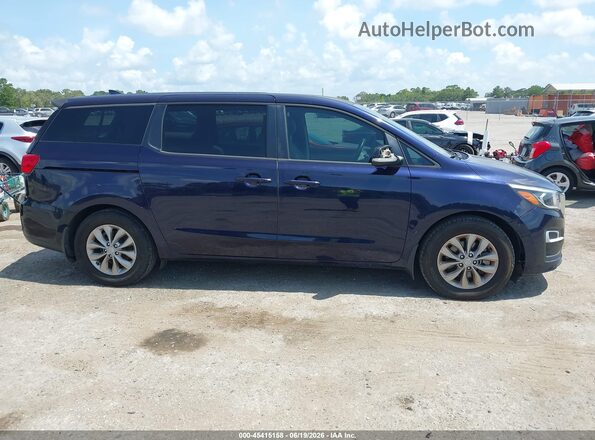 KNDMB5C10K6539375 2019 KIA SEDONA Dark Blue 