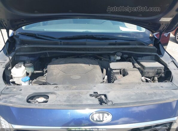 KNDMB5C10K6539375 2019 KIA SEDONA Dark Blue 