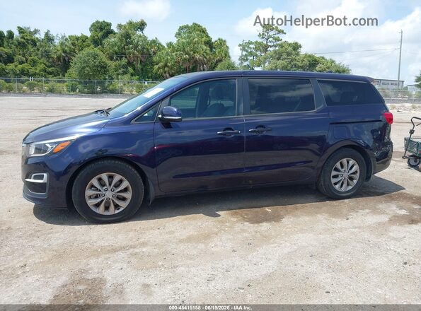 KNDMB5C10K6539375 2019 KIA SEDONA Dark Blue 