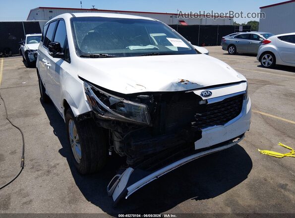 KNDMB5C10L6646086 2020 KIA SEDONA White წინა ხედი