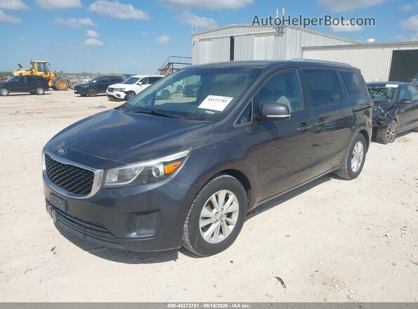 KNDMB5C11G6089310 2016 KIA SEDONA Gray 