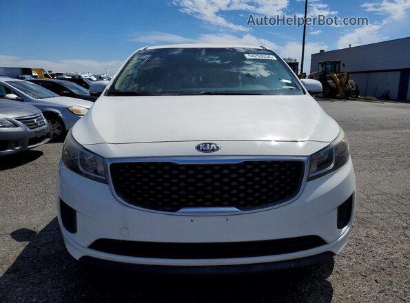 KNDMB5C11G6090151 2016 KIA SEDONA White 