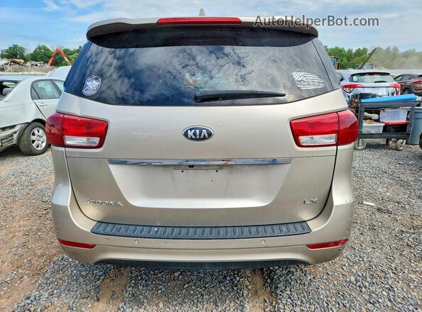 KNDMB5C11G6125240 2016 KIA SEDONA Beige 