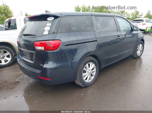 KNDMB5C11H6219880 2017 KIA SEDONA Gray Հետևի աջ