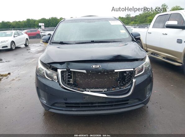 KNDMB5C11H6219880 2017 KIA SEDONA Gray Սարքավորումների վահանակի տեսք
