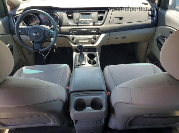 KNDMB5C12G6089302 2016 KIA SEDONA Gray 