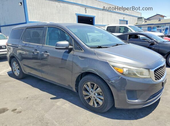 KNDMB5C12G6089302 2016 KIA SEDONA Gray 