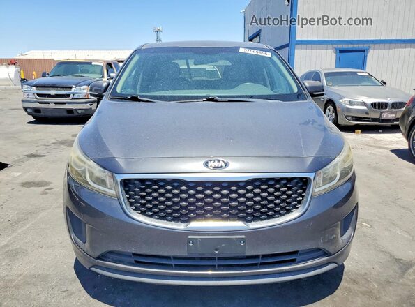 KNDMB5C12G6089302 2016 KIA SEDONA Gray 
