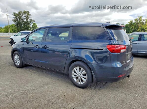 KNDMB5C12G6144377 2016 KIA SEDONA Blue Rear left