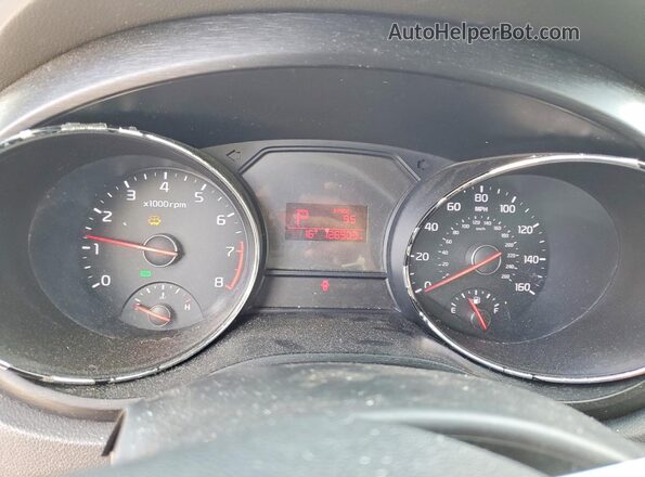 KNDMB5C12G6144377 2016 KIA SEDONA Blue Instrument cluster view