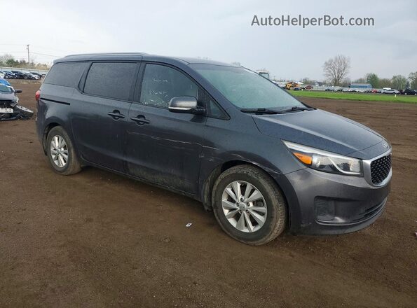 KNDMB5C12G6146470 2016 KIA SEDONA Charcoal Front right
