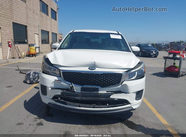 KNDMB5C12H6224196 2017 KIA SEDONA White 