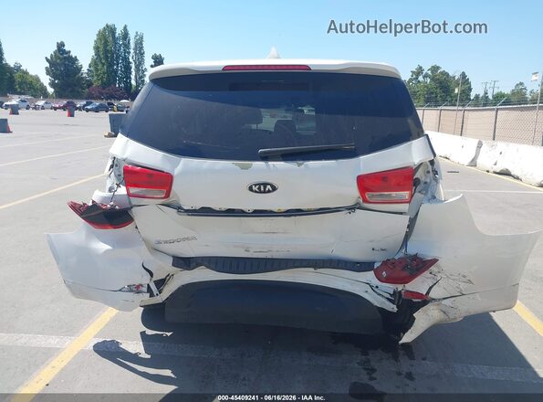 KNDMB5C12H6224196 2017 KIA SEDONA White 