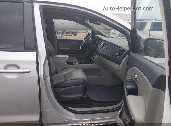 KNDMB5C12H6243038 2017 KIA SEDONA Gray Սալոնի դիմացի տեսք