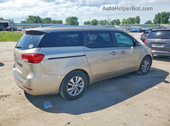 KNDMB5C12H6307210 2017 KIA SEDONA Tan 
