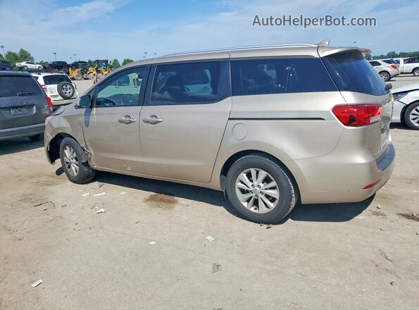 KNDMB5C12H6307210 2017 KIA SEDONA Tan 