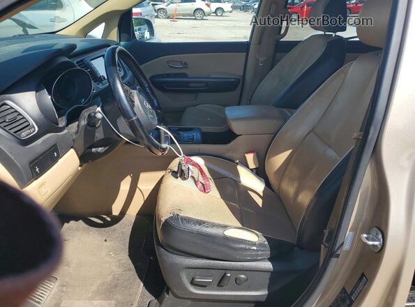 KNDMB5C12H6307210 2017 KIA SEDONA Tan 